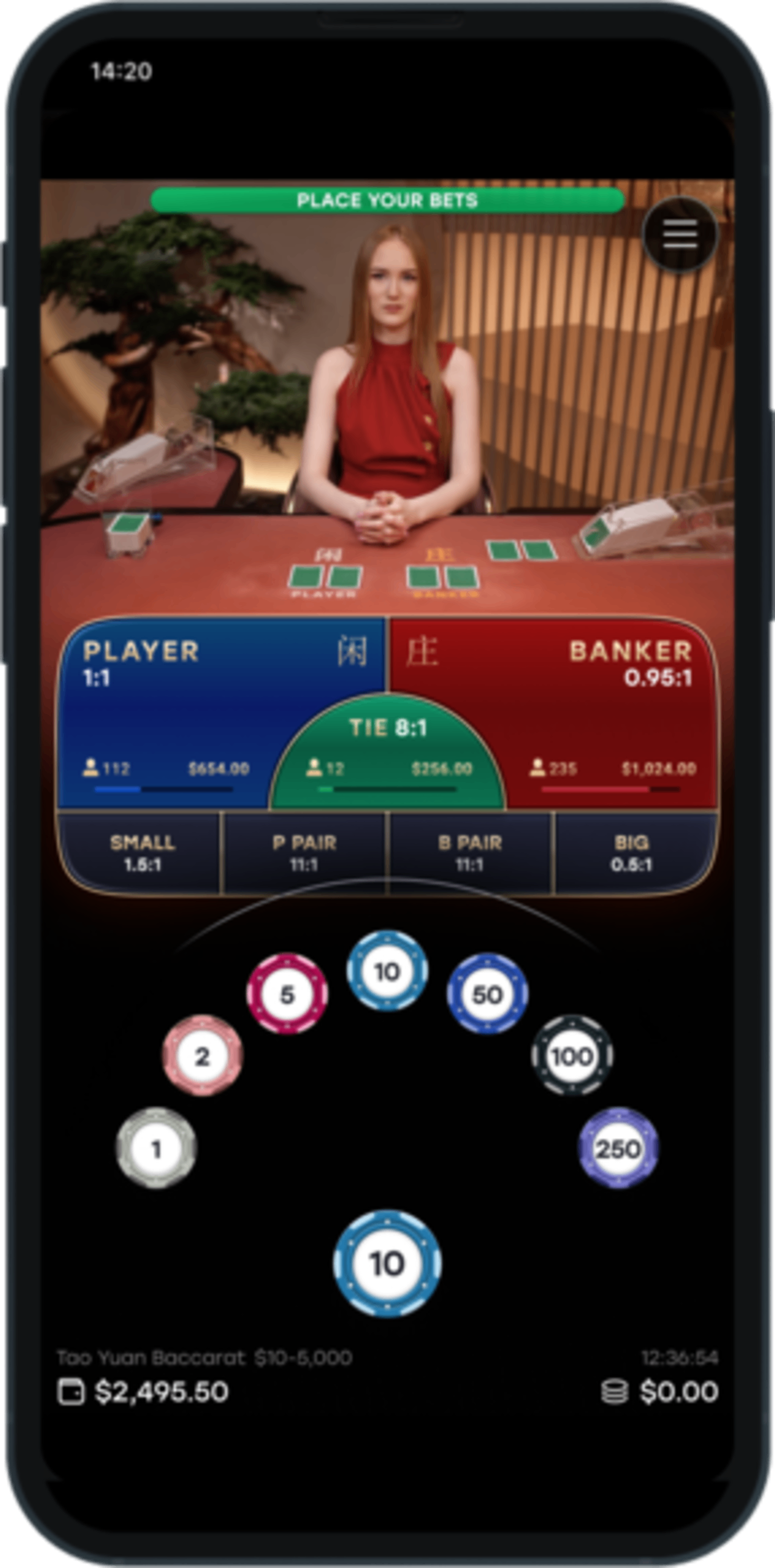 Tao Yuan Baccarat (Winfinity) Image 2